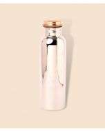 Copper Water Bottle with Stainless Steel finish