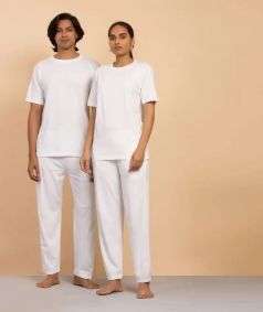 Unisex Organic Cotton Short Sleeve T-Shirt, White