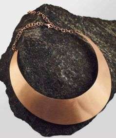 Copper Choker Necklace - Style 2